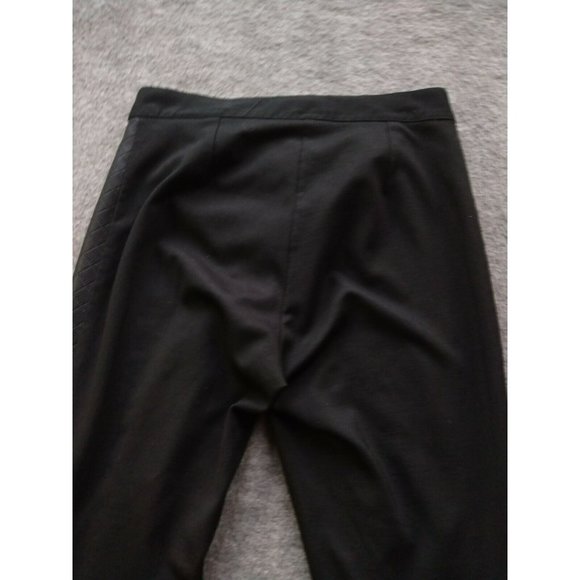 Banana Republic Pants Womens Sz 0 P Petite Black Nylon Faux Leather Leggings - Picture 12 of 12